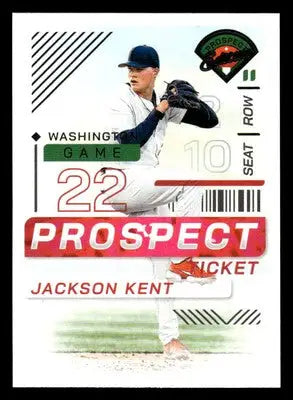 2024 Panini Prospect Edition #168 Jackson Kent - Baseball Card Single