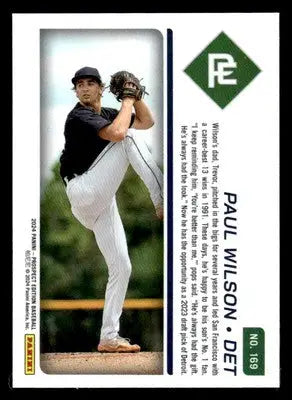 2024 Panini Prospect Edition #169 Paul Wilson Holo - Baseball Card Single