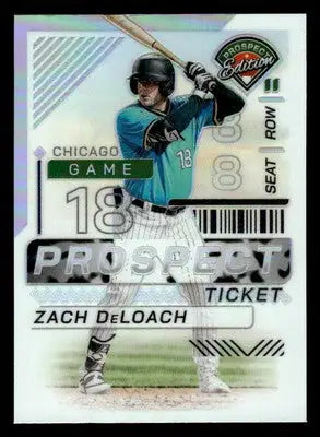 2024 Panini Prospect Edition #171 Zach DeLoach Holo - Baseball Card Single
