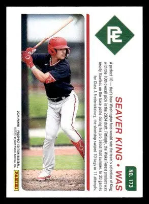 2024 Panini Prospect Edition #173 Seaver King - Baseball Card Single
