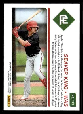 2024 Panini Prospect Edition #173 Seaver King Holo - Baseball Card Single