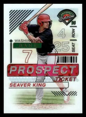 2024 Panini Prospect Edition #173 Seaver King Holo - Baseball Card Single