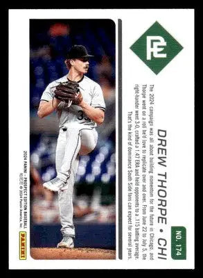 2024 Panini Prospect Edition #174 Drew Thorpe - Baseball Card Single