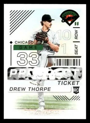 2024 Panini Prospect Edition #174 Drew Thorpe - Baseball Card Single