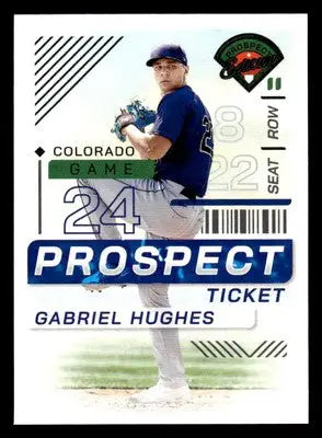 2024 Panini Prospect Edition #177 Gabriel Hughes - Baseball Card Single