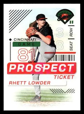 2024 Panini Prospect Edition #179 Rhett Lowder - Baseball Card Single