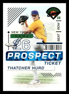 2024 Panini Prospect Edition #183 Thatcher Hurd - Baseball Card Single