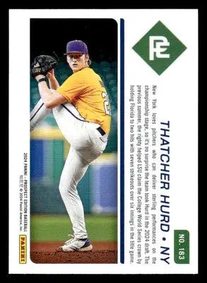2024 Panini Prospect Edition #183 Thatcher Hurd - Baseball Card Single