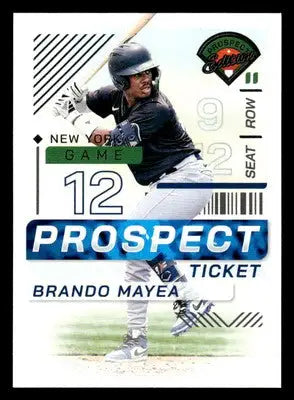 2024 Panini Prospect Edition #185 Brando Mayea - Baseball Card Single