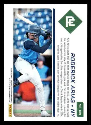 2024 Panini Prospect Edition #189 Roderick Arias - Baseball Card Single