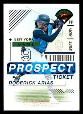 2024 Panini Prospect Edition #189 Roderick Arias - Baseball Card Single