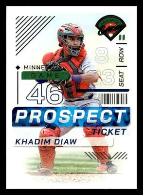 2024 Panini Prospect Edition #20 Khadim Diaw - Baseball Card Single