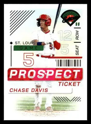 2024 Panini Prospect Edition #4 Chase Davis - Baseball Card Single