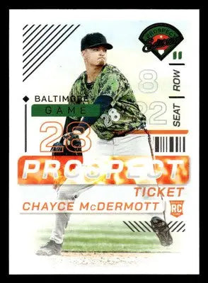 2024 Panini Prospect Edition #44 Chayce McDermott - Baseball Card Single
