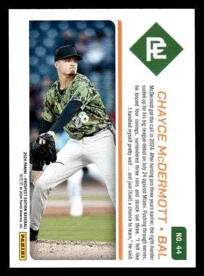 2024 Panini Prospect Edition #44 Chayce McDermott - Baseball Card Single