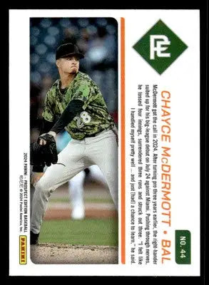 2024 Panini Prospect Edition #44 Chayce McDermott Holo - Baseball Card Single