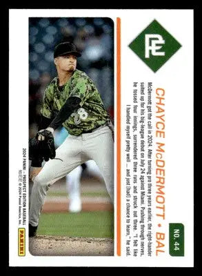 2024 Panini Prospect Edition #44 Chayce McDermott Holo - Baseball Card Single