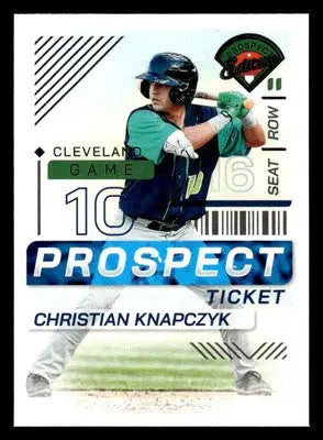 2024 Panini Prospect Edition #54 Christian Knapczyk - Baseball Card Single