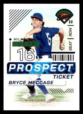 2024 Panini Prospect Edition #58 Bryce Meccage - Baseball Card Single