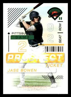 2024 Panini Prospect Edition #7 Jase Bowen - Baseball Card Single