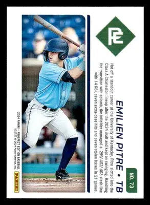 2024 Panini Prospect Edition #73 Emilien Pitre - Baseball Card Single