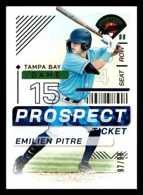 2024 Panini Prospect Edition #73 Emilien Pitre Purple #/99 - Baseball Card Single
