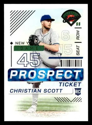 2024 Panini Prospect Edition #74 Christian Scott - Baseball Card Single