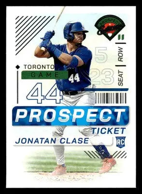 2024 Panini Prospect Edition #77 Jonatan Clase - Baseball Card Single