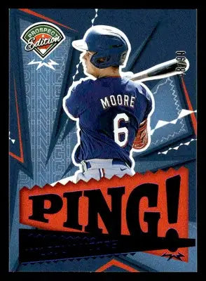 2024 Panini Prospect Edition #8 Malcolm Moore Ping! Blue #/99 - Baseball Card Single