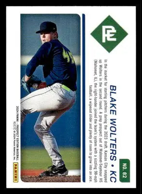 2024 Panini Prospect Edition #82 Blake Wolters - Baseball Card Single
