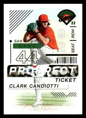 2024 Panini Prospect Edition #85 Clark Candiotti - Baseball Card Single
