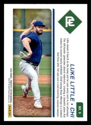 2024 Panini Prospect Edition #9 Luke Little - Baseball Card Single
