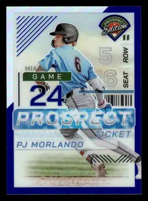 2024 Panini Prospect Edition #90 PJ Morlando Holo - Baseball Card Single