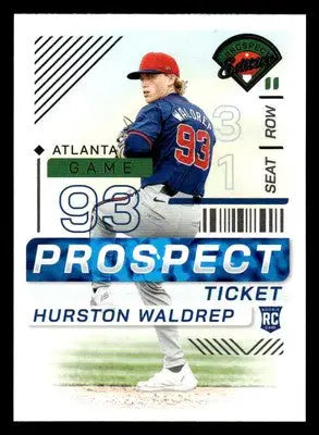 2024 Panini Prospect Edition #96 Hurston Waldrep - Baseball Card Single