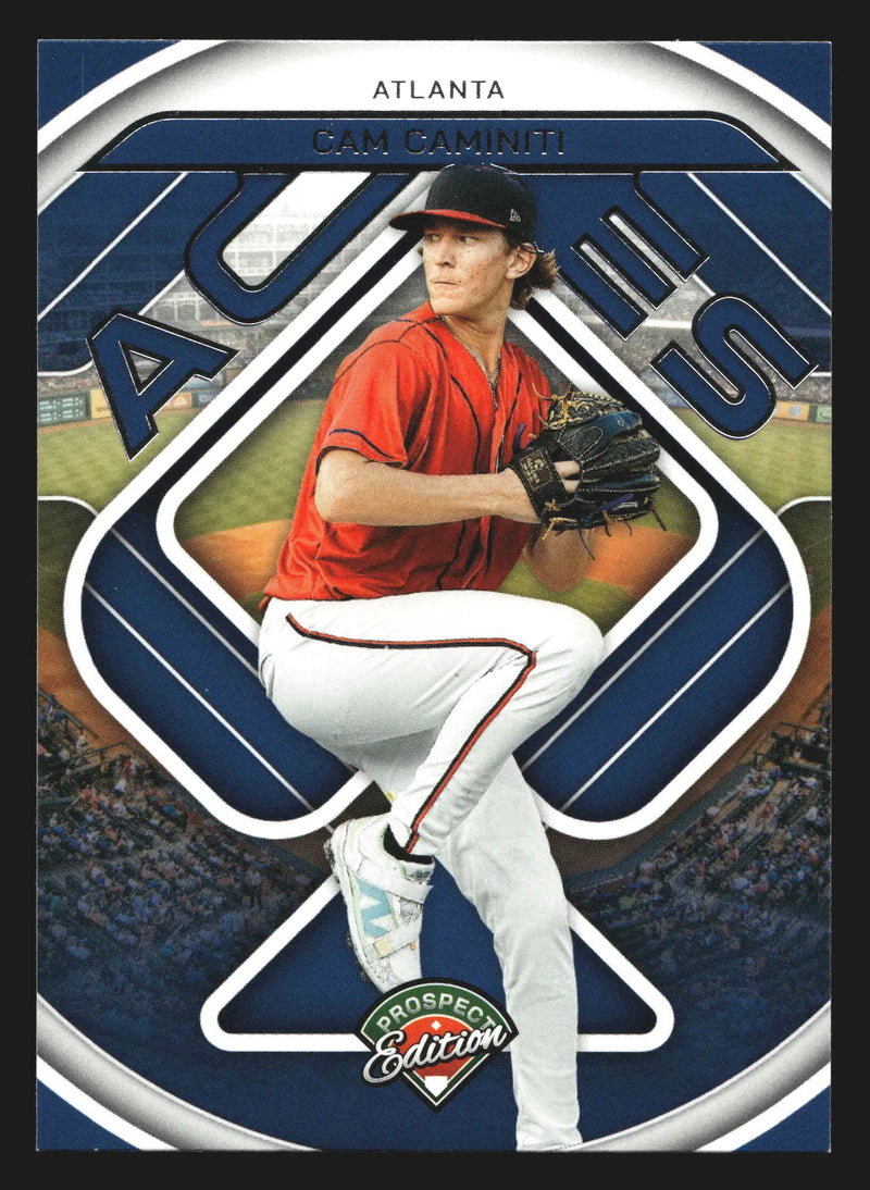 2024 Panini Prospect Edition Aces #15 Cam Caminiti Atlanta Braves