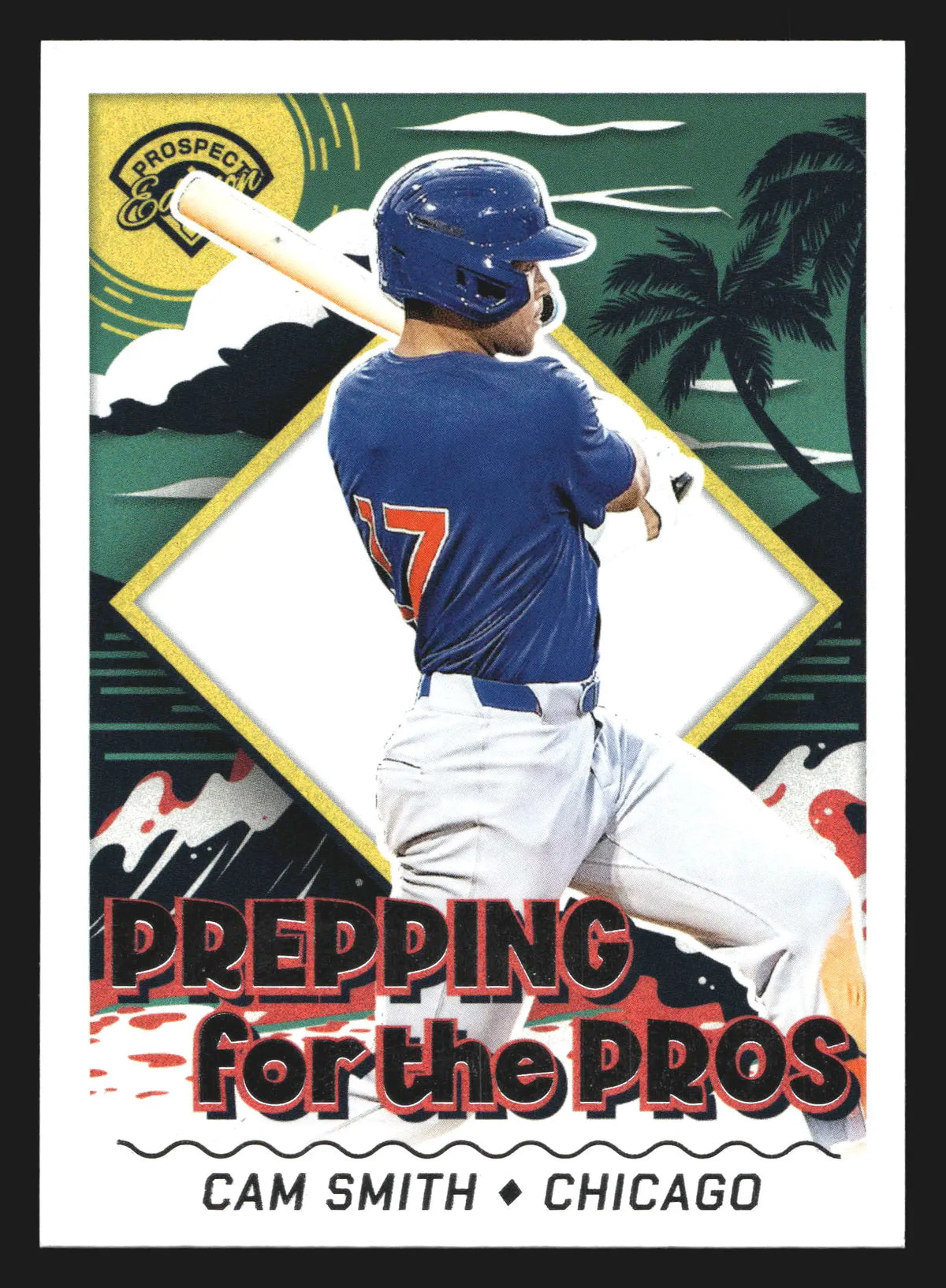 2024 Panini Prospect Edition Cam Smith #16 Prepping for the Pros Cubs - Baseball Card Single