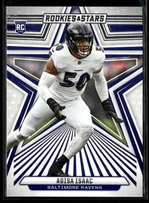 2024 Panini Rookies & Stars Adisa Isaac #101 RC Baltimore Ravens - Football Card Single