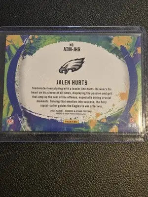 2024 Panini Rookies & Stars #AIM-JHS Jalen Hurts Artistry in Motion Longevity - Football Card Single