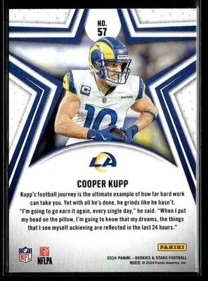 2024 Panini Rookies & Stars Cooper Kupp #57 Los Angeles Rams - Football Card Single