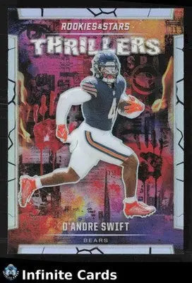 2024 Panini Rookies & Stars D’ANDRE SWIFT #T-DST Thrillers Silver Prizm Bears