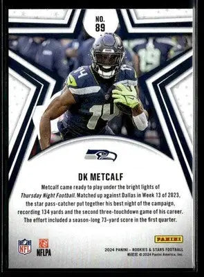 2024 Panini Rookies & Stars DK Metcalf #89 Seattle Seahawks - Football Card Single