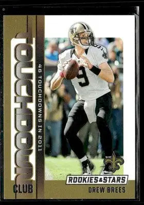 2024 Panini Rookies & Stars Drew Brees #TC-DBS Touchdown Club New Orleans Saints - Football Card Single