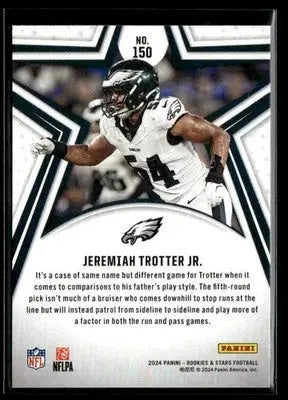 2024 Panini Rookies & Stars Jeremiah Trotter Jr. #150 RC Philadelphia Eagles - Football Card Single