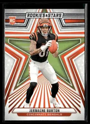 2024 Panini Rookies & Stars Jermaine Burton #151 RC Cincinnati Bengals - Football Card Single