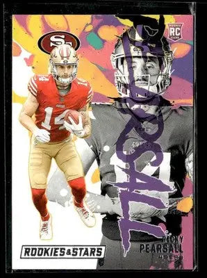 2024 Panini Rookies & Stars Ricky Pearsall #RE-RPL Rookie Exclusive 49ers - Football Card Single