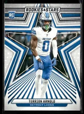 2024 Panini Rookies & Stars Terrion Arnold #190 RC Detroit Lions - Football Card Single