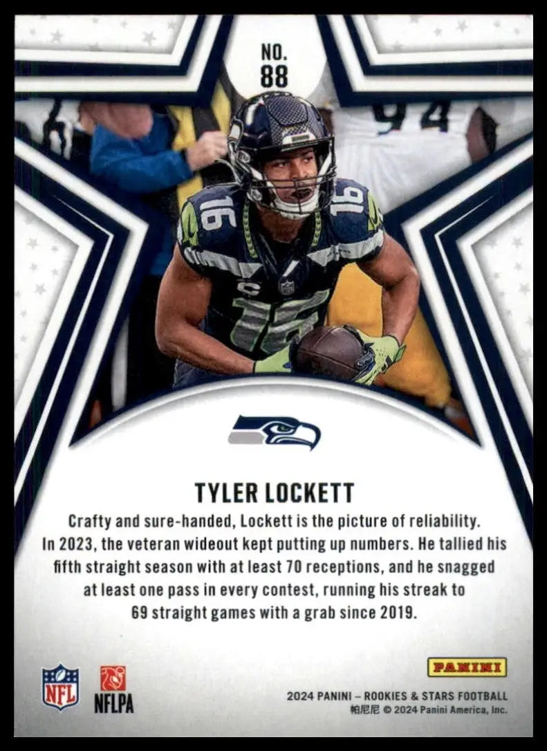 2024 Panini Rookies & Stars Tyler Lockett #88 Seattle Seahawks Football Card NFL - Football Card Single