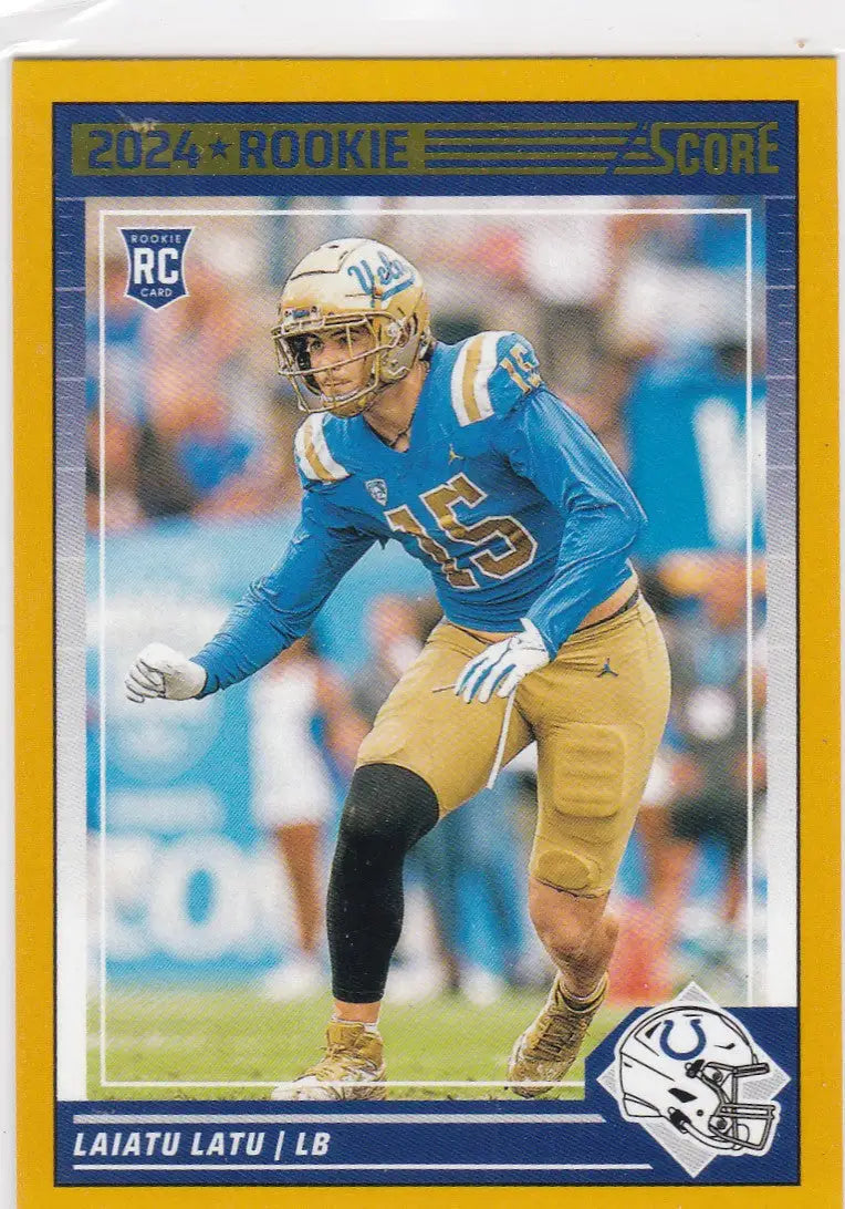 2024 Panini Score #316 Laiatu Latu RC Indianapolis Colts - Football Card Single