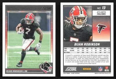2024 Panini Score Football BIJAN ROBINSON #13 [Base] Atlanta Falcons