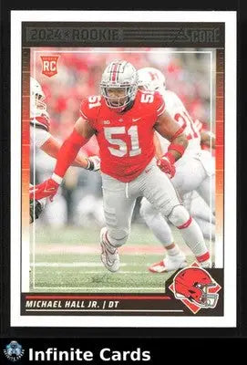 2024 Panini Score Football MICHAEL HALL JR. #363 Cleveland Browns RC